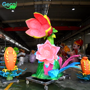 Flor Comedora de Hombres Animatrónica de Fábrica, Resistente al Agua y a los Rayos UV, Venus Flytrap de Tamaño Real Personalizable para Decoración de Parques Temáticos - Product Image 3