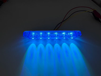 Feu de signalisation stroboscopique LED à montage en surface pour grilles de calandre, feux latéraux pour camions et voitures, 4 LED, 12-24V, Modèle DH-041 Net