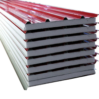 Paneles Sándwich con Núcleo de EPS y Material de Acero para Aislamiento de Techos y Paredes Exteriores Industriales, Construcción Ecológica Resistente al Fuego