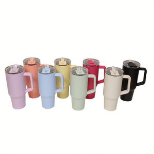 Modern 40 Oz Adventure Stainless Steel Double Wall Vacuum Travel Coffee <b>Mug</b> Custom 40Oz Tumbler PC Handle Hot Thermal Insulation - Product Image 1