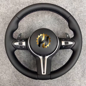 พวงมาลัย3ก้านทำจากหนัง F20 F11 F10เฮิรตซ์สำหรับ F22 F21 M3 F82 F80 M4เมตรคาร์บอนไฟเบอร์ - Product Image 6