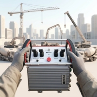 Télécommande radio étanche universelle NOMI NM-013 110V 220V 380V à 4 boutons et vitesse unique pour bétonnière