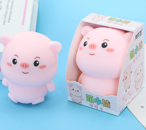 Novedosas Pelotas Antiestrés de Cerdo Blanditas, Juguetes Sensoriales Elásticos de Animales para Niños, Alivio del Estrés y la Ansiedad para Niñas - Product Image 3