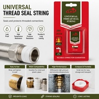Cordon d'étanchéité fileté PTFE de 20 m, repositionnable, non durcissant, longue durée, qualité industrielle -190~260°C, marque Ouyunuo