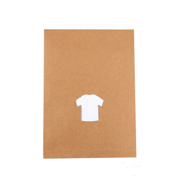 Baskılı Kraft kağıdı zarf T-shirt giysi ambalaj çantası stanwindow posta zarfı boş pencere ile