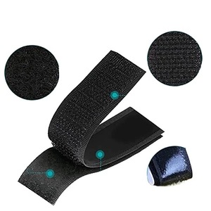 Velcros circulaires extensibles souples auto-adhésifs, attaches en tissu à crochets et boucles double face, rouleaux de sangles, attaches-câbles, Velcros adhésifs - Product Image 3