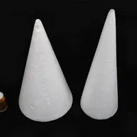 Wholesale white decorative polystyrene cone For Defining Your Christmas 