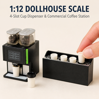 Mini machine à café pour maison de poupée, accessoire unique pour maison de poupée
