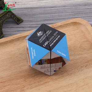 <span class=keywords><strong>Cubo</strong></span> de <span class=keywords><strong>Rubik</strong></span> plegable en forma de diamante, rompecabezas de plástico de 7x7x7cm para niños de 8 a 13 años, unisex, varios colores - Product Image 5