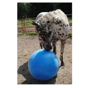 Horse Balls for Play 30 Inch Mega Ball Toys for Horses to Play with Cover Extra Large Training Soccer