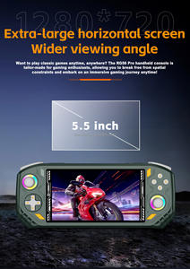 Nouvelle <span class=keywords><strong>console</strong></span> de jeu portable rétro RG56Pro, écran IPS de 5,5 pouces, stockage de 128 Go, batterie de 6000 mAh, résolution 720x1280, jeux - Product Image 2