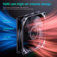 Ventilateur PWM à pression statique élevée SNOWMAN 120mm sans RGB Pure Performance radiateur CPU 12V et ventilateur de refroidissement pour boîtier PC avec connecteur 4Pin