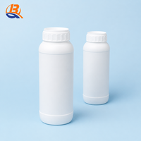 Bouteille compacte en gros Boqun COEX haute barrière en HDPE fluoré + PP avec bouchon, 500ml-1200ml, pour réactifs spécialisés sensibles