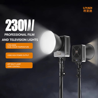 Liadi 330W/230W Mini Projecteur Portable à Main pour Photographie en Studio et Diffusion en Direct, Contrôle par Application, Température de Couleur 2700-6500K, Double Température