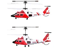 Mini helicóptero SYMA S111G RC helicóptero fría luz LED 3.5CH Radio de aviones de Control con Gyro irrompible regalo de los niños juguete