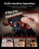 Flash Speedlite para Cámara SmallRig RS20 Mini, para Canon y Sony, GN12, Batería de 2000mAh, OLED, 8 Niveles, 500 Destellos de Potencia Máxima/1.8s