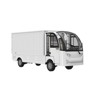 Camionnette électrique miniature à 2 places, moteur 72V, faible vitesse, cabine fermée, avec espace de chargement