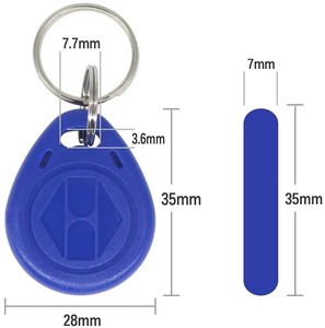 125Khz em4305 t5577 rwritable <span class=keywords><strong>RFID</strong></span> ABS keyfob <span class=keywords><strong>Key</strong></span> tag keri và farpointe thương hiệu fobs - Product Image 4