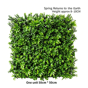 Planta Artificial Colgante de Pared de 50*50cm, Decoración de Jardín para Oficina, Pared Verde Artificial, Plantas para Paisajismo, Planta Sintética - Product Image 5