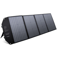 Panneau solaire portable pliable PERC 100W 18V pour stations d'alimentation 300W 500W 600W 1000W, câble connecteur 10-en-1, haute efficacité