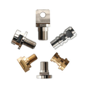 Adaptador de conectores de terminal de poste de tornillo M8 M12 de batería de latón OEM para batería de litio marina de coche automático - Product Image 1