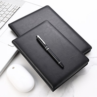Carnet de notes personnalisé en cuir PU A5 B5, couverture rigide, cadeau d'entreprise, pour le bureau ou l'école