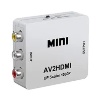 RCA إلى HDMI محول AV إلى HDMI محول الصوت الفيديو يدعم NTSC/PAL 1080 P ل X-box PS4