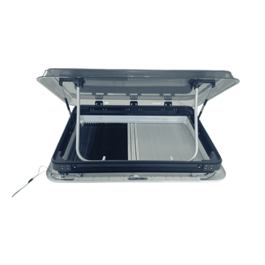 <span class=keywords><strong>Claraboya</strong></span>/Ventana de Techo para <span class=keywords><strong>Autocaravana</strong></span>/Caravana, Automática/Manual, con Luz LED, Doble Capa de Vidrio Acrílico, Aislante del Calor, Impermeable - Product Image 5