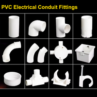 Accessoires de gaine et de connecteur électriques invisibles en PVC étanche pour l'ingénierie et l'approvisionnement
