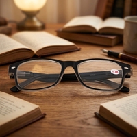 Lunettes de vue anti-lumière bleue pour étudiants, monture rectangulaire élégante en acrylique, légères, unisexe, optiques