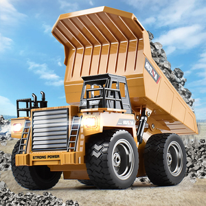 HuiNa 1534, Camión Volquete RC de Metal Fundido a Presión, Escala 1/18, <span class=keywords><strong>2</strong></span>.4G, Eléctrico, 9 Canales, con Luces, Juguete para Ingenieros Civiles - Product Image 5