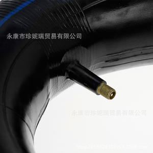 Tubo interior de caucho natural Zhejiang 4.80-8 con boca recta y curva para reparación de karts, cortacéspedes y carretillas de mano - Product Image 4