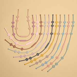 Chaîne de sécurité en silicone sans BPA, écologique, anti-chute, pour sucette de bébé, avec sangles de rangement et forme animale – Vente en gros, Nouveauté - Product Image 3