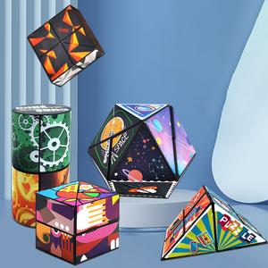 A tema spaziale geometrico infinito <span class=keywords><strong>di</strong></span> cubi magici Fidget giocattolo <span class=keywords><strong>Puzzle</strong></span> 3D <span class=keywords><strong>cubo</strong></span> a forma multipla cambia Stress rilievo <span class=keywords><strong>cubo</strong></span> magico giocattolo <span class=keywords><strong>Puzzle</strong></span> - Product Image 2