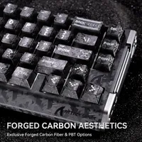 ATTACK SHARK R68 HE Carbonfaser RapidTrigger Tastatur 60% 66 Tasten USB-C Kabelgebunden 8K Magnetischer Schalter Gaming-Tastatur