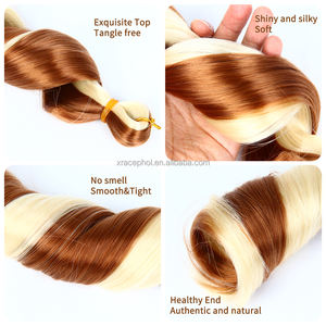 Factory Price 24-Inch <strong>French</strong> <strong>Curl</strong> Synthetic Hair Extensions For Women Pink Spiral Braiding Hair Weft Single Weft - Product Image 6