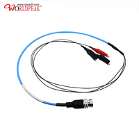 Cable de prueba triaxial coaxial TRX316 PL75-47 TRB macho a pinzas de cocodrilo para electrometro y fuente de medición 6514, 6487, 6517, 2635B
