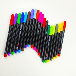 ปากกามาร์กเกอร์ผ้าสิ่งทอถาวรอุปกรณ์ DIY สำหรับโรงเรียนสำนักงาน - Product Image 3