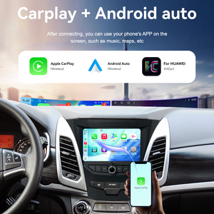 Schermo da 7 Pollici per <span class=keywords><strong>Ssangyong</strong></span> Actyon <span class=keywords><strong>Korando</strong></span> 2014-2015, Navigatore GPS Android 14, Lettore DVD per <span class=keywords><strong>Auto</strong></span> con BT, Radio, 4G, Wifi e Mappe - Product Image 3