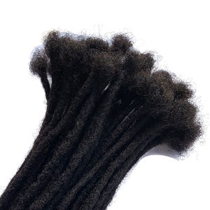 Extensions de <span class=keywords><strong>dreadlocks</strong></span> 100 % faites à la main en cheveux vierges Remy pour femmes/hommes, cheveux brésiliens, sans nœuds, peuvent être bouclées et décolorées - Product Image 3