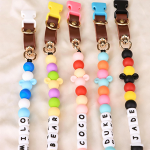 ปลอกคอแมวสีสันสดใสลายตัวอักษรการ์ตูนทันสมัย วัสดุ PU ขายส่งราคาถูก พร้อมหัวเข็มขัดแบบ DIY สำหรับทำปลอกคอสัตว์เลี้ยง สุนัขและแมว - Product Image 2