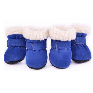 Grossista di alta qualità inverno caldo pet scarpe di cotone cane scarpe da neve anti-slip resistente all'usura scarpe per cani - Product Image 5