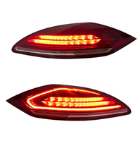 Feux arrière LED SJC pour Porsche Panamera 2010-2013 970.1 mise à niveau vers 970.2 clignotants dynamiques feux arrière feu arrière de frein de voiture