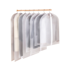 स्पष्ट सूट बैग पेवा वाटरप्रूफ कवर कपड़े आयोजक अलमारी भंडारण लटकाने कपड़े धोने वाले कपड़े धूल कवर - Product Image 1