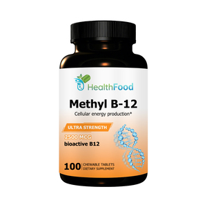 OEM ODM Methyl B <b>12</b> Chewable <b>Tablets</b> 2500mcg Bioactive Vitamin B12 for Energy Metabolism and Immune Support - Product Image 1
