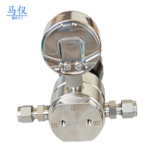 Régulateurs de pression en acier inoxydable pour hélium et ammoniac de laboratoire haute pression, azote primaire et secondaire, stock direct usine - Product Image 4