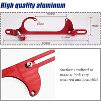 Nouveau support de câble de base d'accélérateur en aluminium CNC robuste, série 4150/4160, avec doubles ressorts de rappel en acier inoxydable, compatible avec la plupart des V8