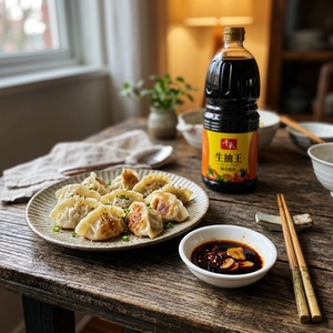 Sauce <span class=keywords><strong>Soja</strong></span> Légère Premium Qianhe 1,8L, Fermentée Naturellement, Sans OGM, pour la Cuisine et les Trempettes, Condiment Chinois en Gros - Product Image 4