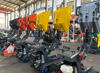 ChuangXin 2026 Mini-Kompaktlader mit stehendem Fahrer, hydraulischer Raupenkipper für die Landwirtschaft und Gartenarbeit