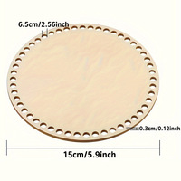Accessoire de table décoratif en bois perforé et tressé fait main pour Pâques, la remise des diplômes, Halloween, Thanksgiving - Découpe